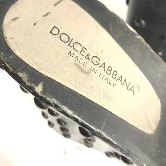 Dolce and Gabbana wedges black size 9.5 - Picture 7 of 7